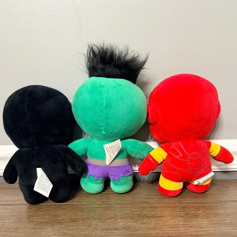 Marvel Avengers Plush Lot‎ Hulk Iron Man Venom Universal Studios Stuffed Toy